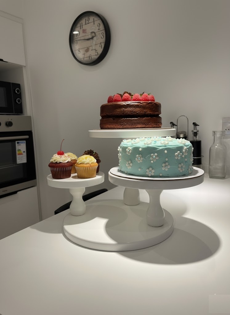 White Wooden 3-Tier Cake Stand